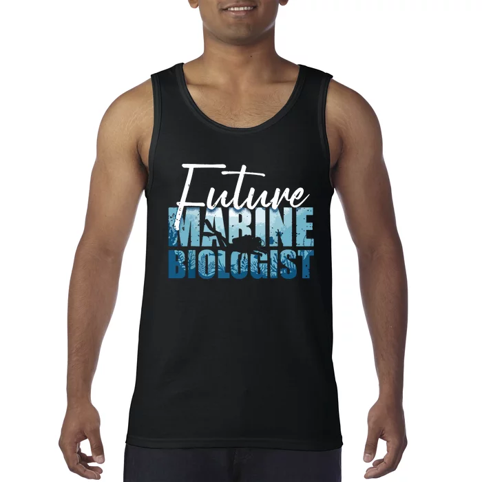 Cool Future Marine Biologist For Men Women Marine Biology Tank Top