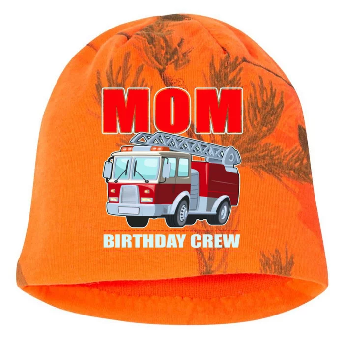 Cute Funny Mom Birthday Crew Firetruck Kati - Camo Knit Beanie