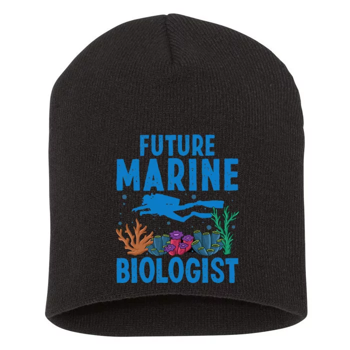 Cool Future Marine Biologist For Marine Biology Short Acrylic Beanie