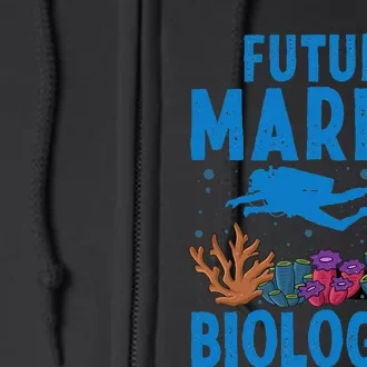 Cool Future Marine Biologist For Marine Biology Full Zip Hoodie