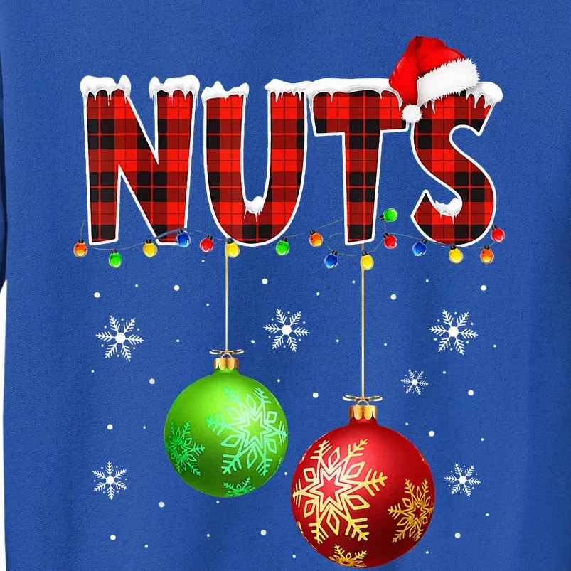 Chestnuts Funny Matching Couples Christmas Lights Nuts Tall Sweatshirt