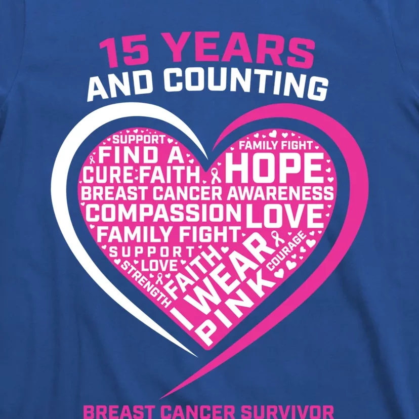 Cancer Free Mom Pink Ribbon Awareness Breast Cancer Survivor Meaningful Gift T-Shirt