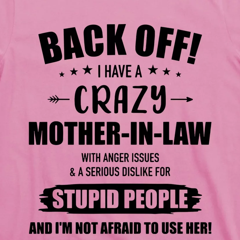 Crazy Funny Motherinlaw From Daughterinlaw T-Shirt