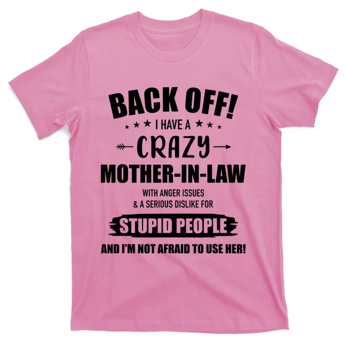 Crazy Funny Motherinlaw From Daughterinlaw T-Shirt