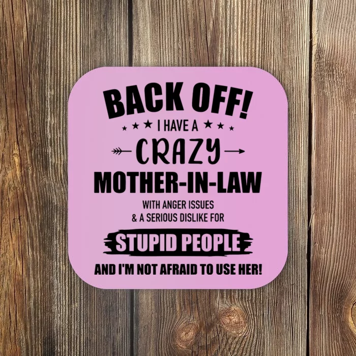 Crazy Funny Motherinlaw From Daughterinlaw Coaster