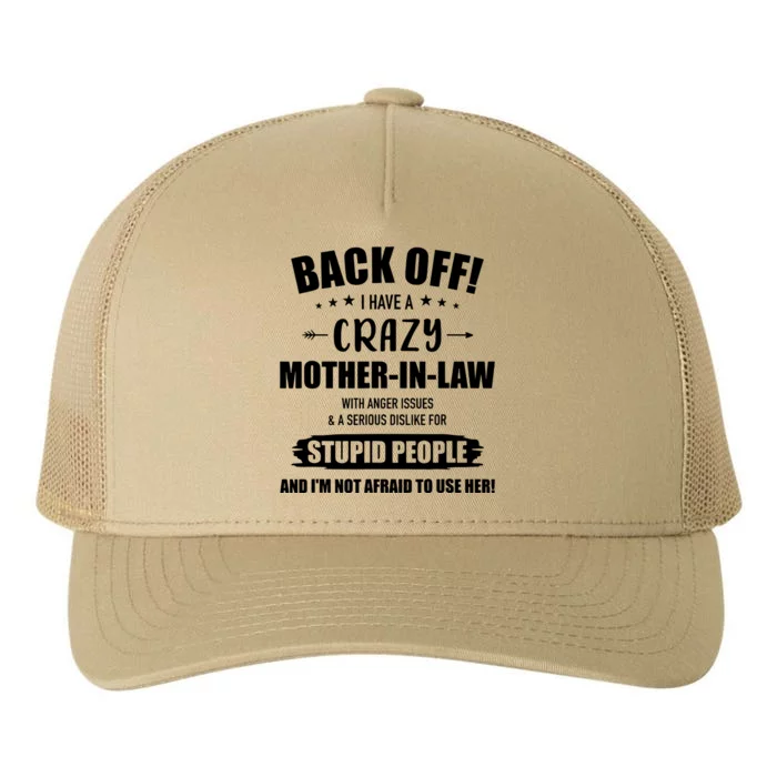 Crazy Funny Motherinlaw From Daughterinlaw Yupoong Adult 5-Panel Trucker Hat