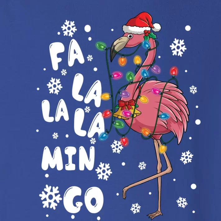 Christmas Falala Mingo Flamingo With Christmas Great Gift Toddler Long Sleeve Shirt