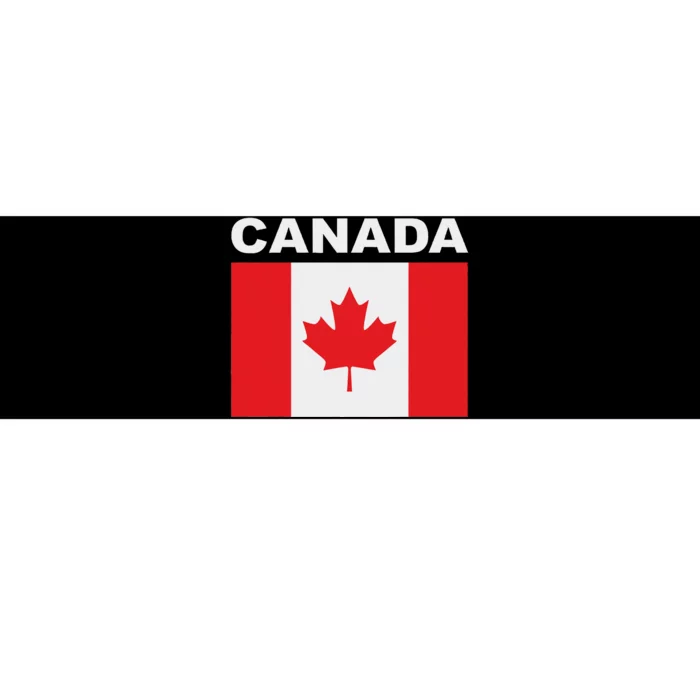 Canadian Flag Maple Leaf Patriotic Roots Bumper Sticker