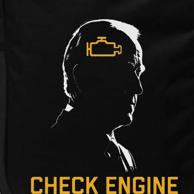 Cute Funny Meme Biden Check Engine Light Anti Biden Impact Tech Backpack