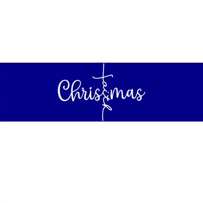 Christmas Faith Merry Christmas Jesus Christ Christian Funny Bumper Sticker