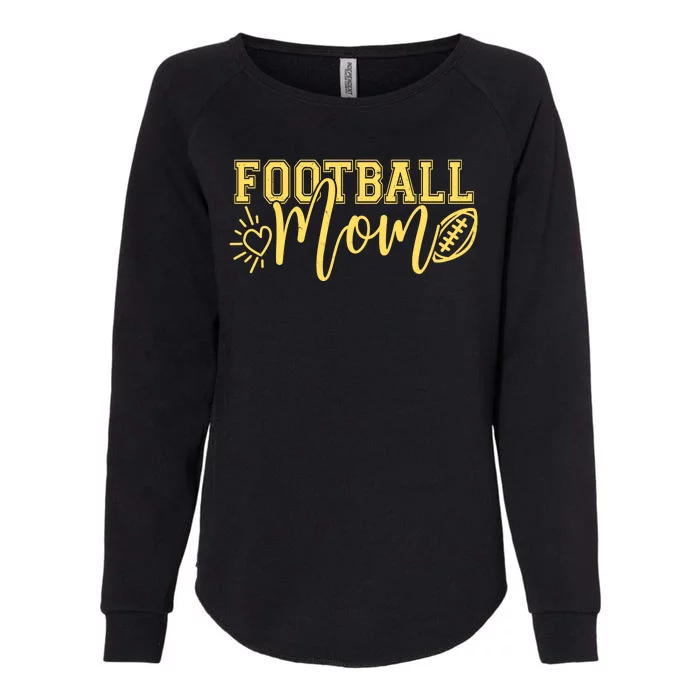 Cute Football Mom Womens California Wash Sweatshirt