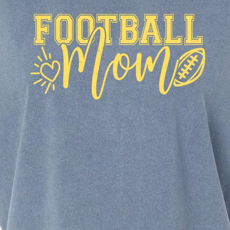 Cute Football Mom Garment-Dyed Women's Muscle Tee