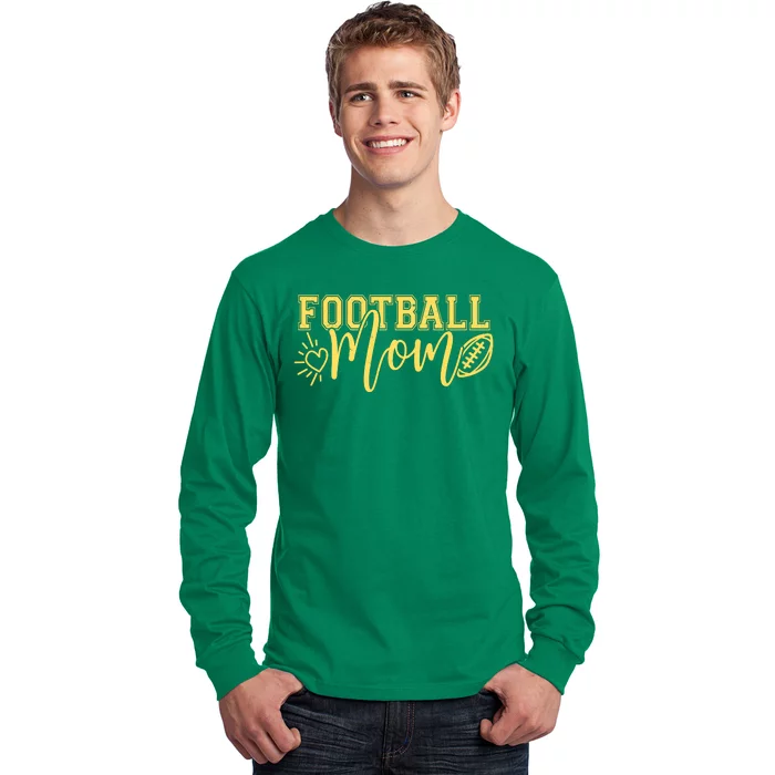 Cute Football Mom Long Sleeve Shirt