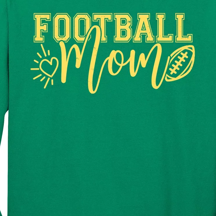 Cute Football Mom Long Sleeve Shirt