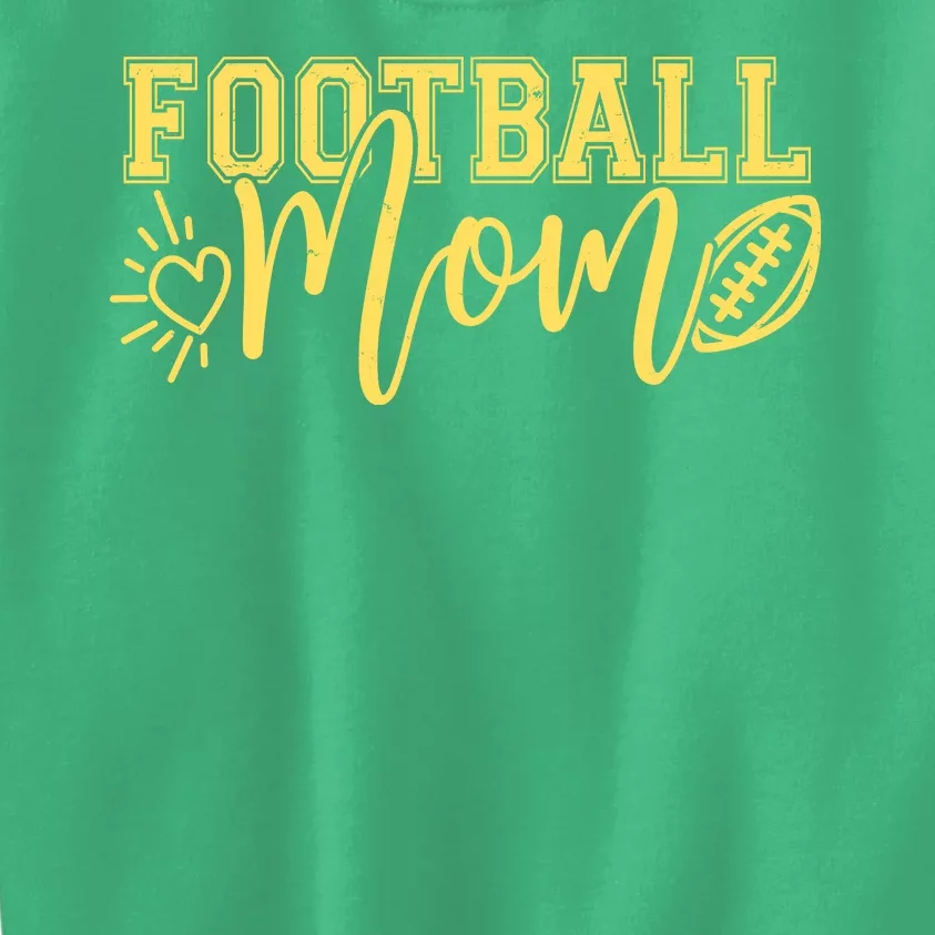 Cute Football Mom Kids Sweatshirt