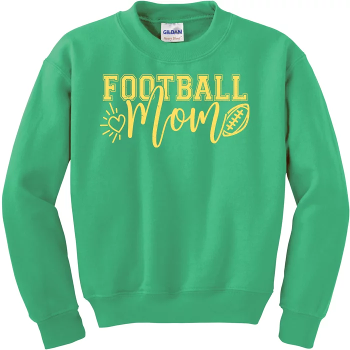 Cute Football Mom Kids Sweatshirt