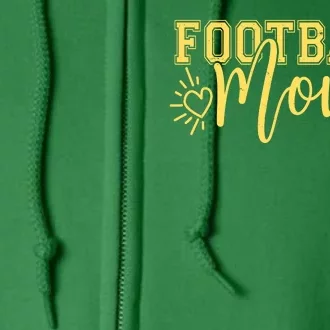 Cute Football Mom Full Zip Hoodie