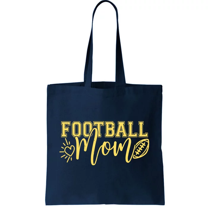 Cute Football Mom Tote Bag