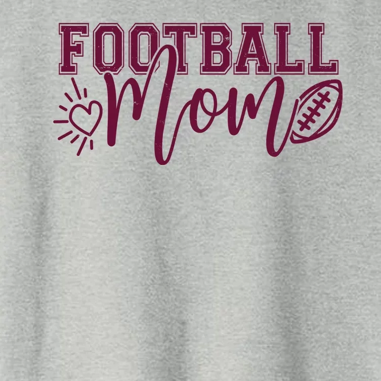 Cute Football Mom Women's Crop Top Tee