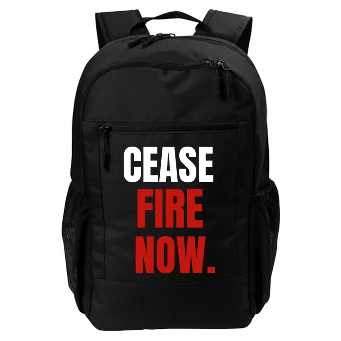 Cease Fire Now. Daily Commute Backpack