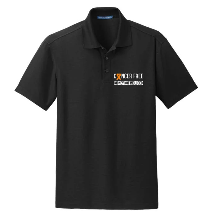 Cancer Free Not Included Kidney Cancer Awareness Dry Zone Grid Performance Polo