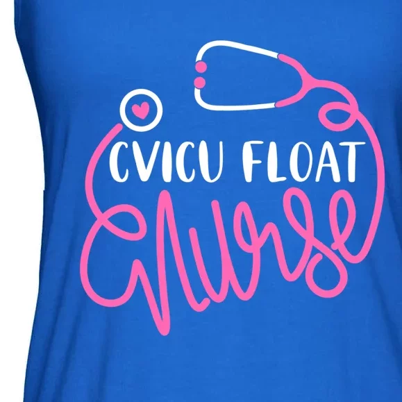 Cvicu Float Nurse Floating Cardiovascular Icu Float Nursing Gift Ladies Essential Flowy Tank