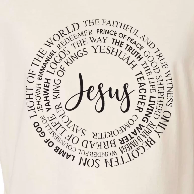 Christian Faith Names Of Jesus A Gift Garment-Dyed Women's Muscle Tee