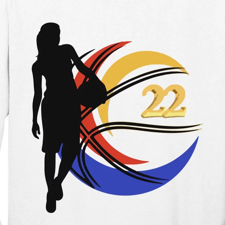 Clark Fever Number 22 Tall Long Sleeve T-Shirt