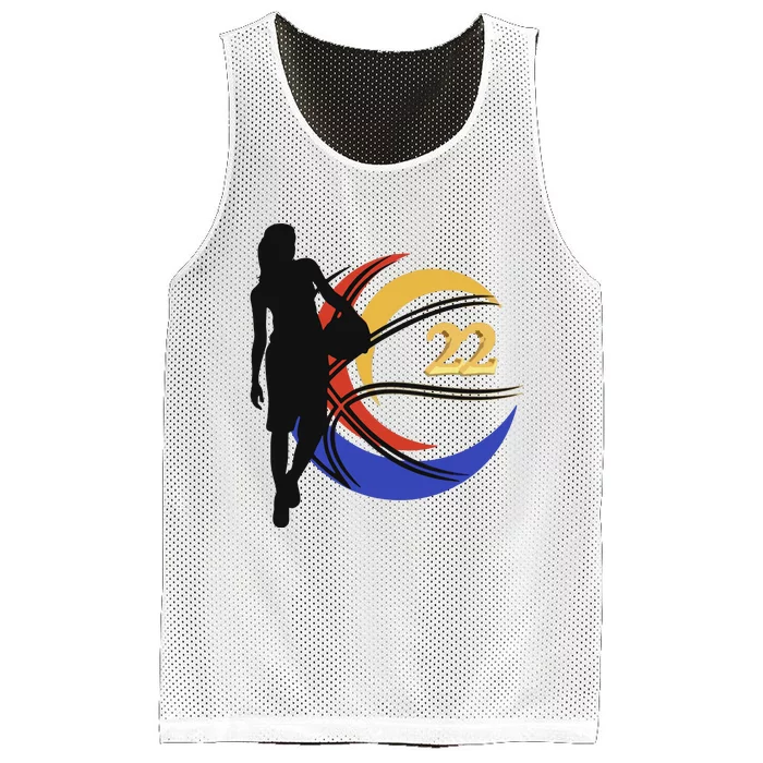 Clark Fever Number 22 Mesh Reversible Basketball Jersey Tank