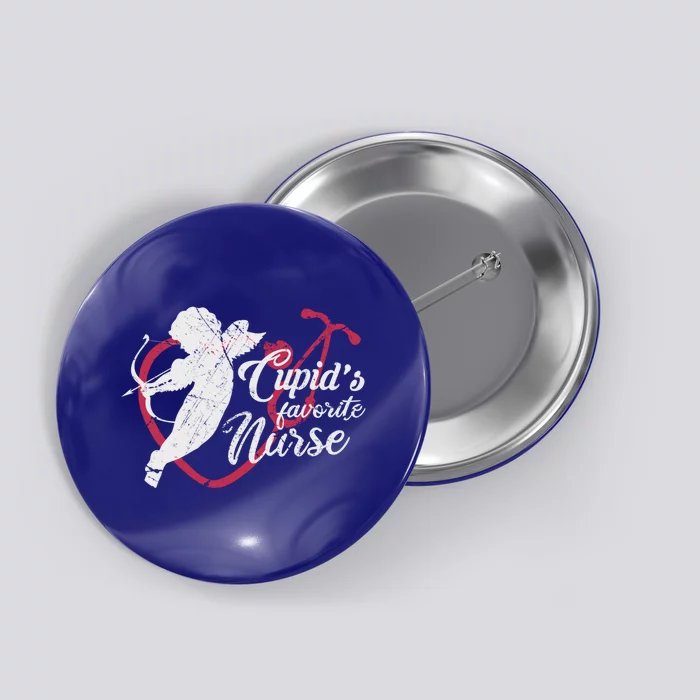 Cupid's Favorite Nurse Cute Gift Valentines Day Gift Button