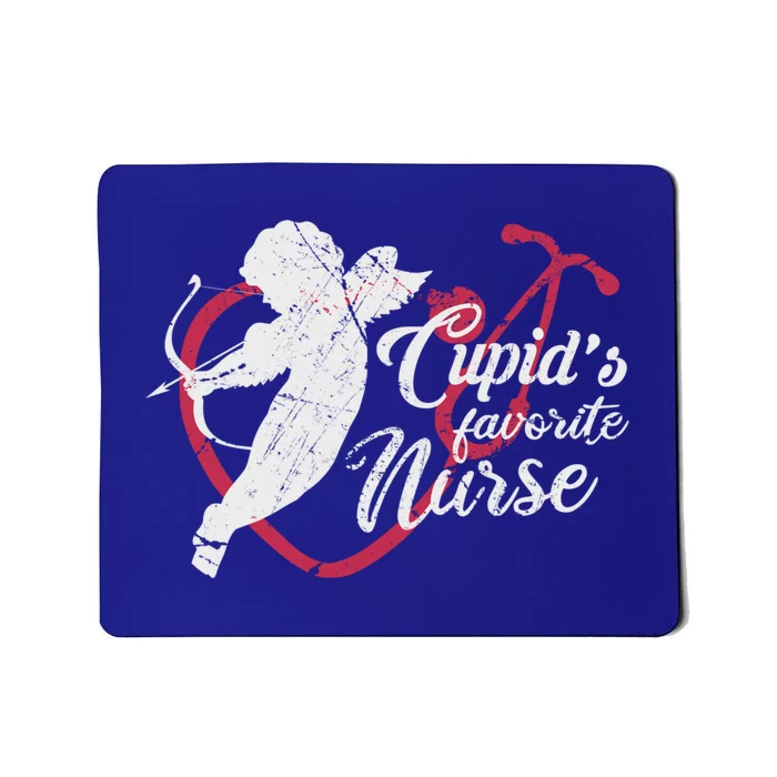 Cupid's Favorite Nurse Cute Gift Valentines Day Gift Mousepad