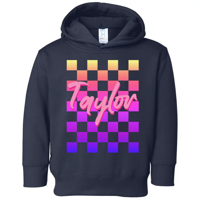 Cute First Name Taylor Boy Girl Toddler Hoodie