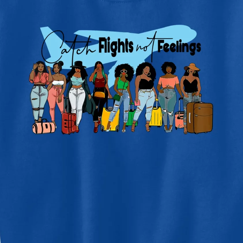 Catch Flights No Feeling Vacay Mode Family Matching Vacation Gift Kids Sweatshirt