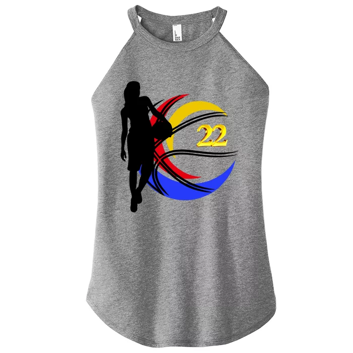 Clark Fever Number 22 Women’s Perfect Tri Rocker Tank