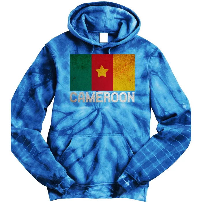 Cameroon Flag National Pride Roots Country Matching Family Gift Tie Dye Hoodie