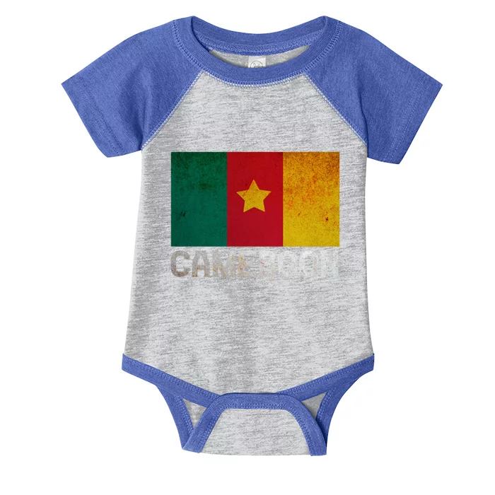 Cameroon Flag National Pride Roots Country Matching Family Gift Infant Baby Jersey Bodysuit