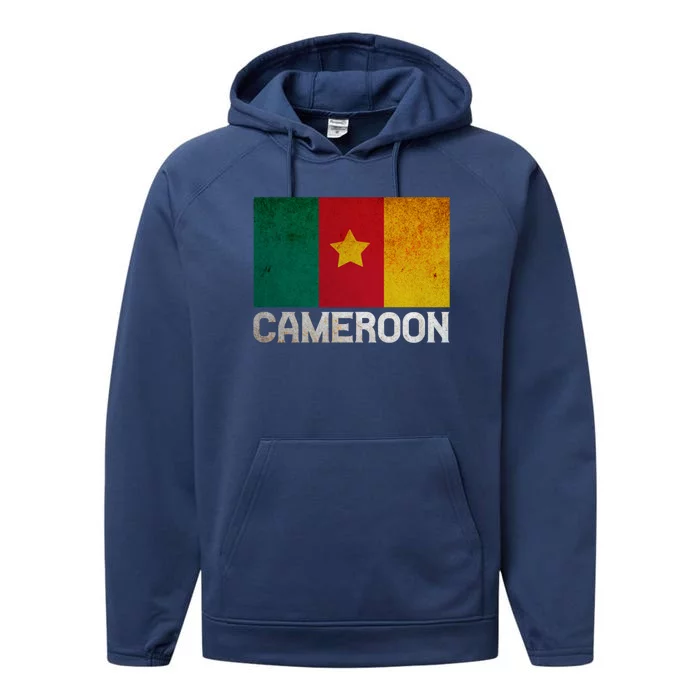 Cameroon Flag National Pride Roots Country Matching Family Gift Performance Fleece Hoodie