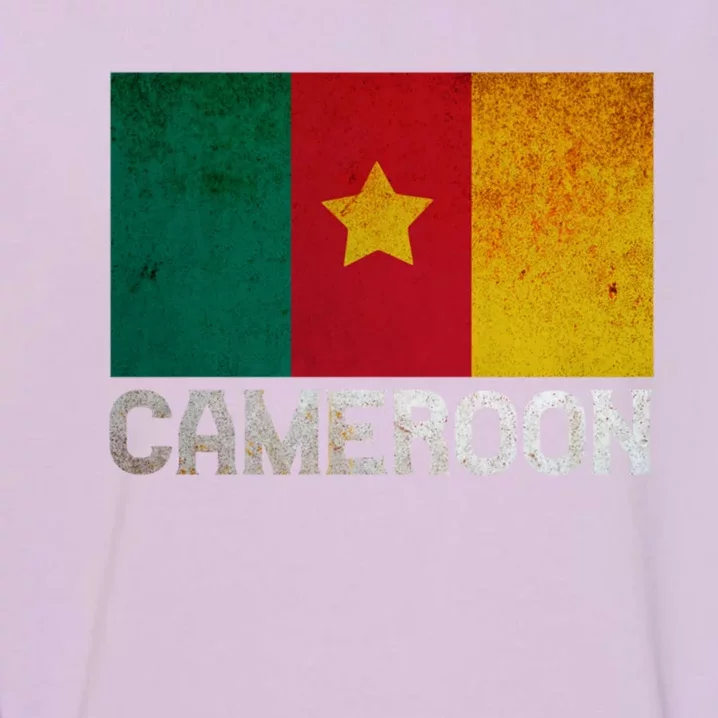 Cameroon Flag National Pride Roots Country Matching Family Gift Garment-Dyed Sweatshirt