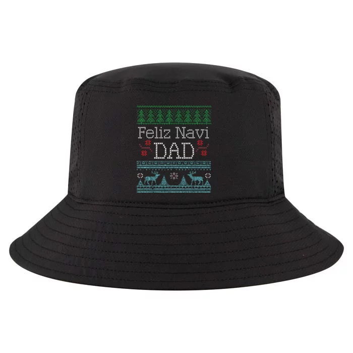 Christmas Feliz Navi Dad Xmas Pun Cool Comfort Performance Bucket Hat