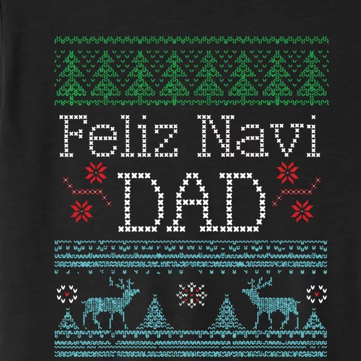 Christmas Feliz Navi Dad Xmas Pun ChromaSoft Performance T-Shirt