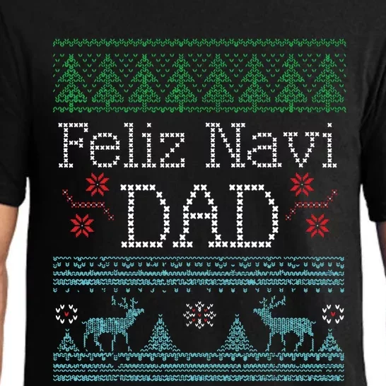 Christmas Feliz Navi Dad Xmas Pun Pajama Set