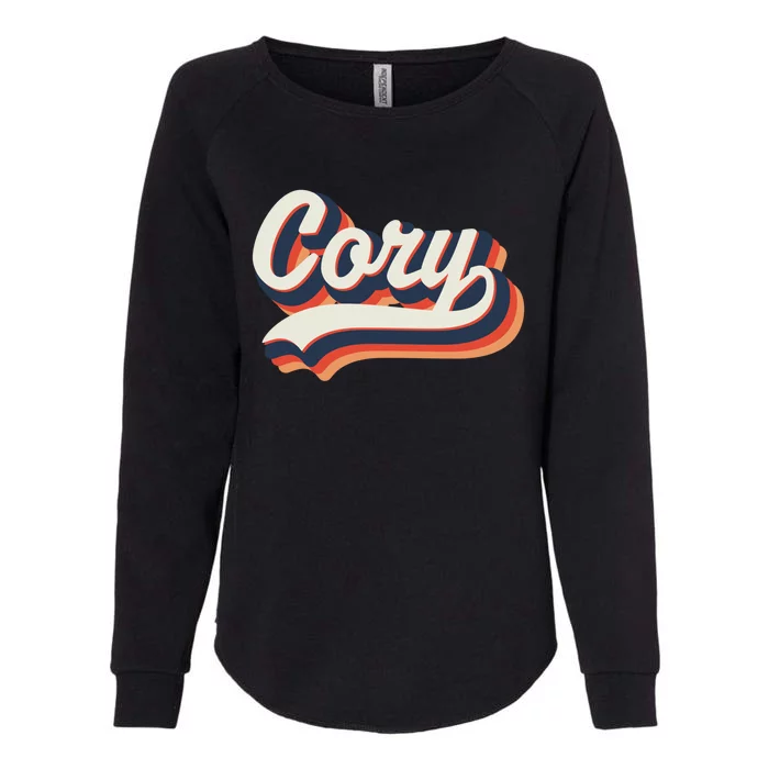 Cory First Name 70s Retro Groovy Custom Personalized Name Gift Womens California Wash Sweatshirt