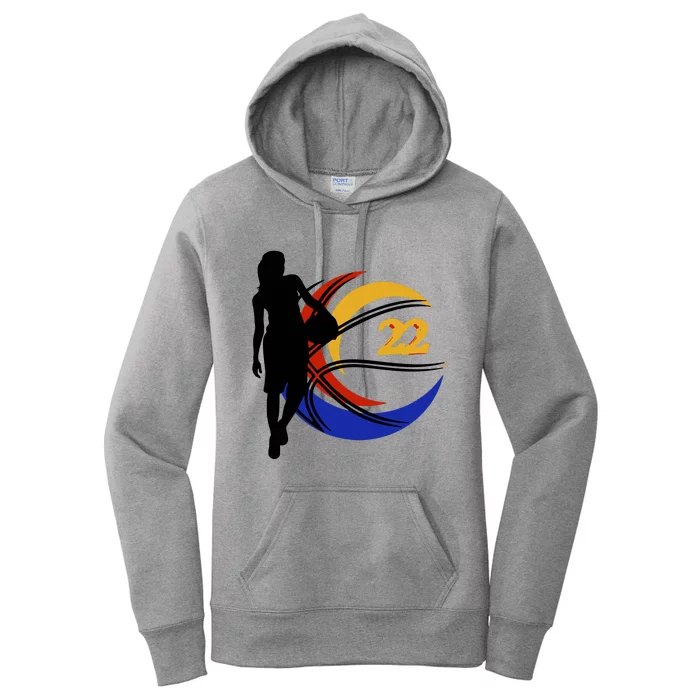 Clark Fever Number 22 Women's Pullover Hoodie