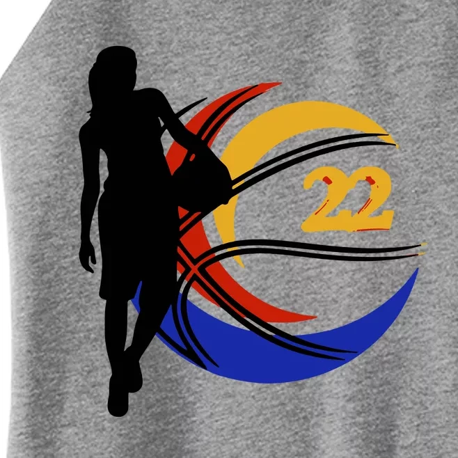 Clark Fever Number 22 Women’s Perfect Tri Rocker Tank