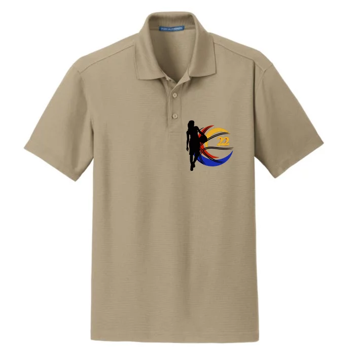 Clark Fever Number 22 Dry Zone Grid Performance Polo