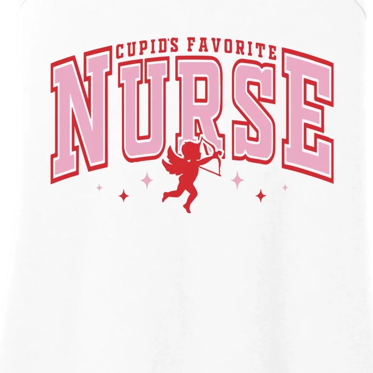 CupidS Favorite Nurse Valentine Nurse Ladies Essential Tank