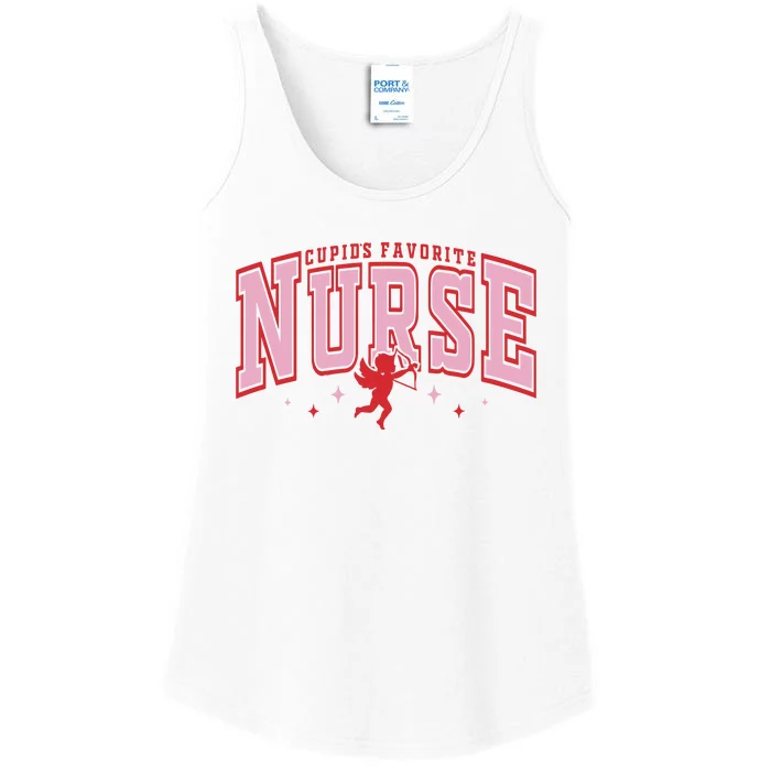 CupidS Favorite Nurse Valentine Nurse Ladies Essential Tank