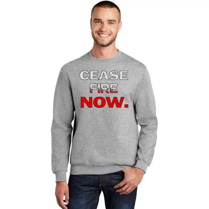 Cease Fire Now Cease Fire Sweatshirt