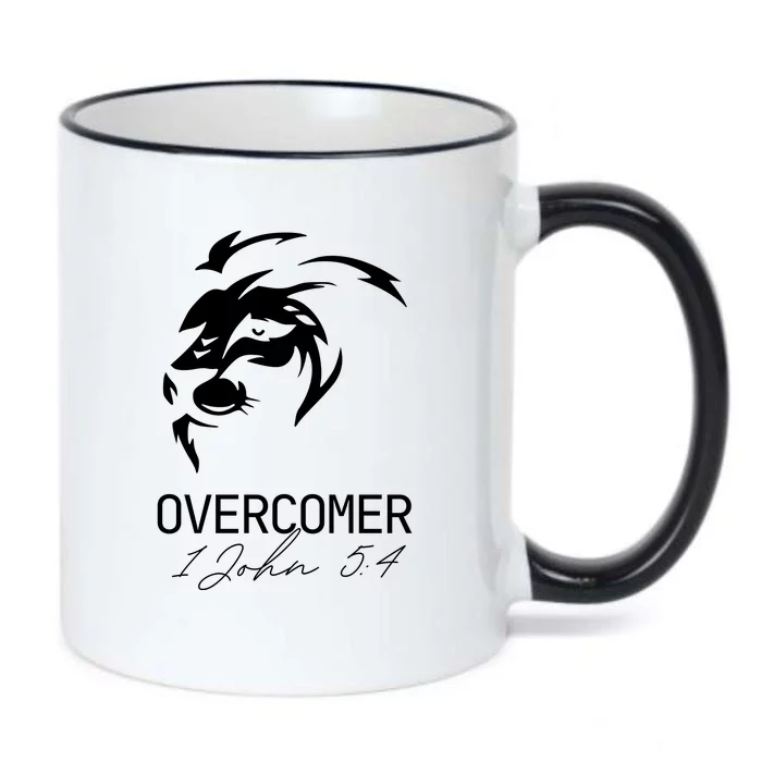 Christian Faith Overcomer Lion Of Judah Gift Black Color Changing Mug