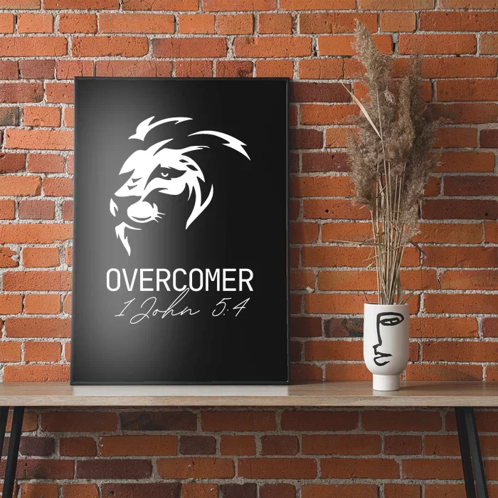 Christian Faith Overcomer Lion Of Judah Gift Poster